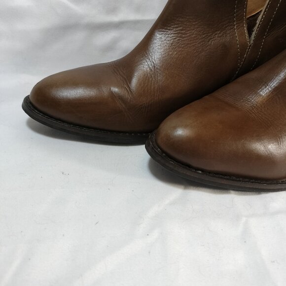 Diba True Brown leather booties size 7 - Picture 6 of 8